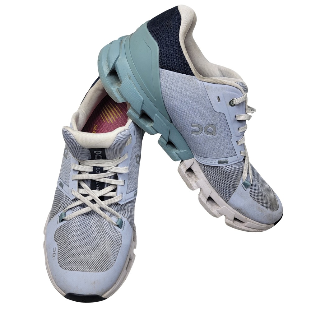 On Cloudswift Running Shoes Women 11 Blue Grey Teal Mesh CloudTec EU43 ON CLOUD